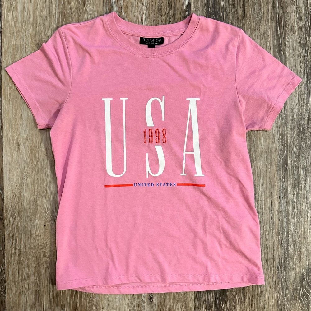 Pink Topshop Mini Tee